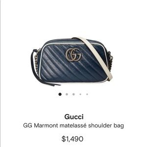 Gucci GG Marmont crossover body clutch